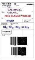 Продам DHL Paketmarken
